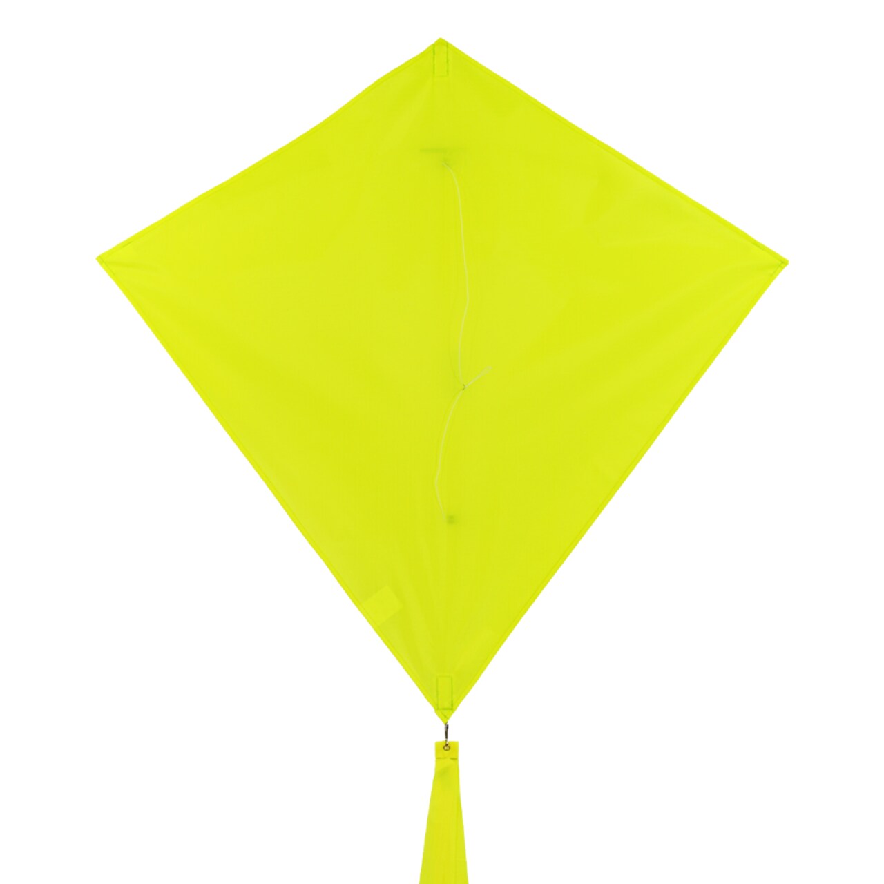 In the Breeze 3296 - Lemon 30 Inch Diamond Kite - Solid Yellow, Fun, Easy Flying Kite